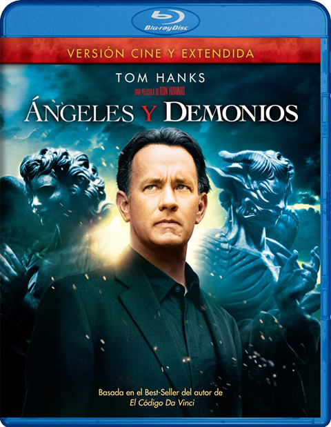 Carátula Ángeles y demonios Blu-ray