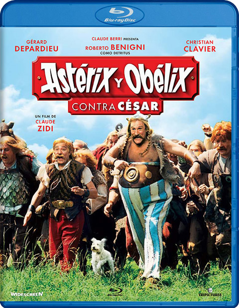 Carátula Astérix y Obélix contra César Blu-ray