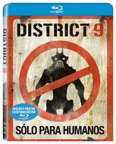 Carátula District 9 Blu-ray