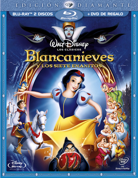 Carátula Blancanieves Colección Diamante Blu-ray