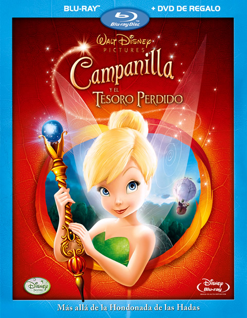 Carátula Campanilla y el tesoro perdido Blu-ray