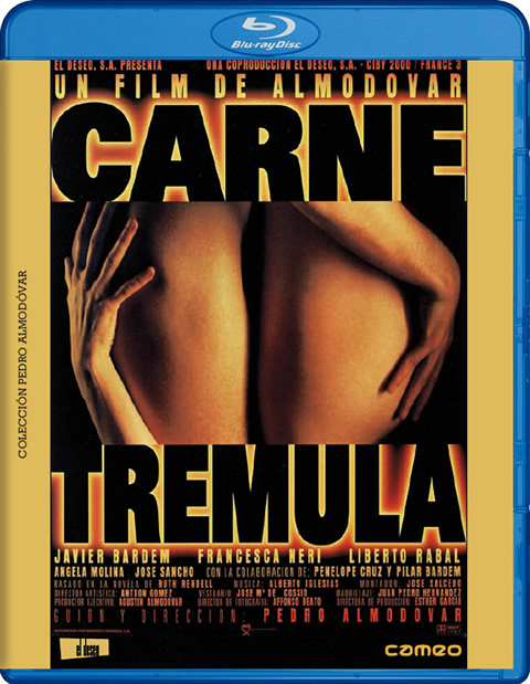 Carátula Carne trémula Blu-ray