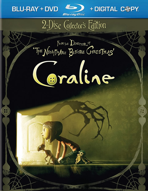 Carátula Coraline Blu-ray