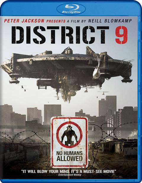 Carátula District 9 Blu-ray USA