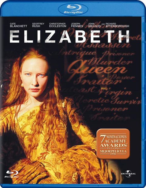 Carátula Elizabeth Blu-ray