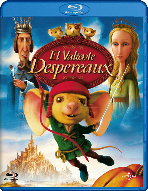 Carátula El valiente Despereaux Blu-Ray