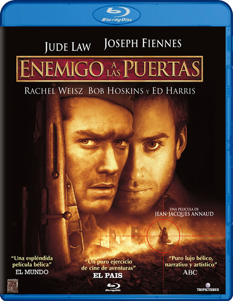 Carátula Enemigo a las puertas Blu-ray