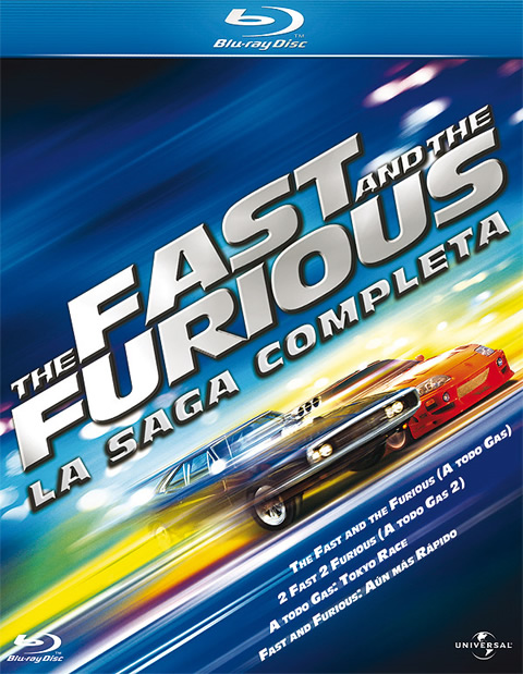 The Fast and the Furious saga Blu-ray