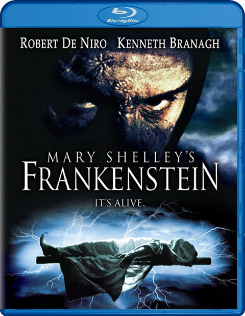 Carátula Frankenstein de Mary Shelley Blu-ray