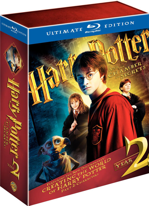 Carátula Harry Potter y la cámara secreta Edición especial Blu-ray