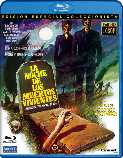 Carátula La noche de los muertos vivientes Blu-ray