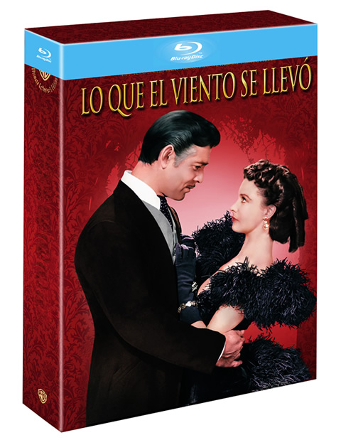 Aspecto de la caja de Lo que el viento se llevó Blu-ray