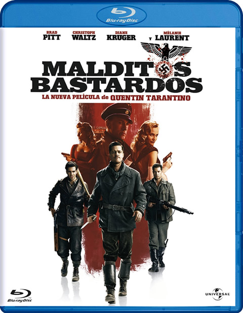 Carátula Malditos bastardos Blu-ray