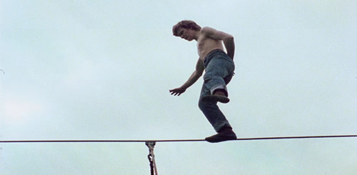 Carátula Man on Wire Blu-ray