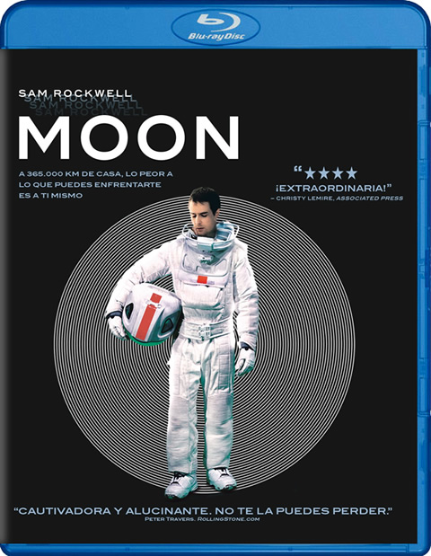 Carátula Moon Blu-ray