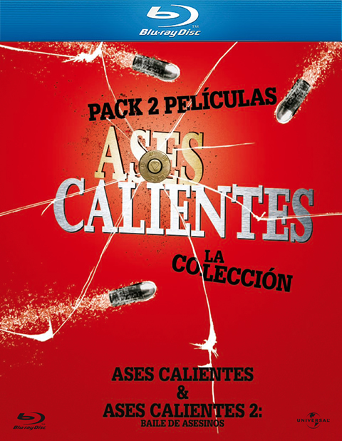 Carátula Pack Ases calientes Blu-ray