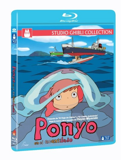 Carátula Ponyo en el acantilado Blu-Ray