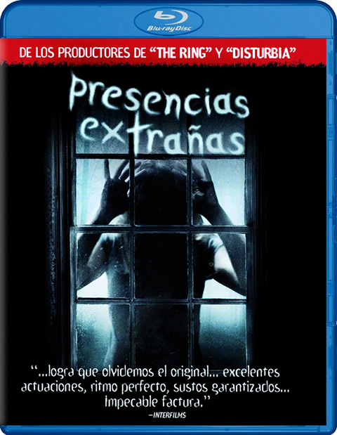 Carátula Presencias extrañas Blu-ray
