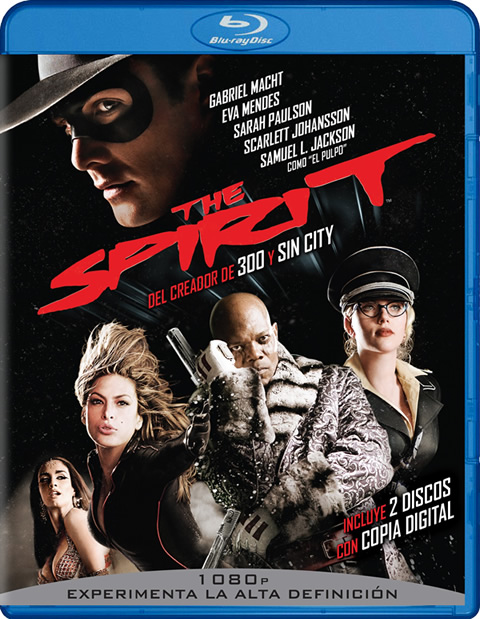 Carátula The Spirit Blu-ray