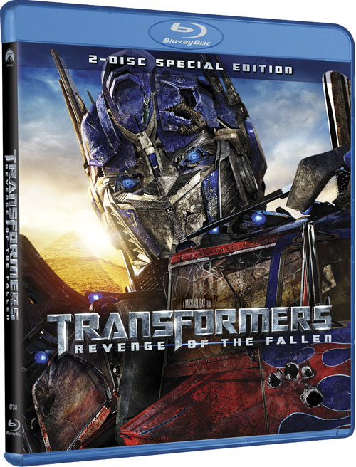 Carátula Transformers 2 La venganza de los caídos Blu-ray