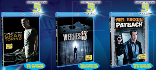 Blu-ray Warner septiembre